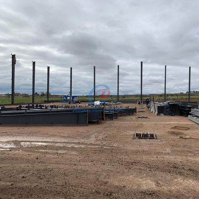 지붕과 벽을 덮은 맞춤 전공 철강 건축 건물