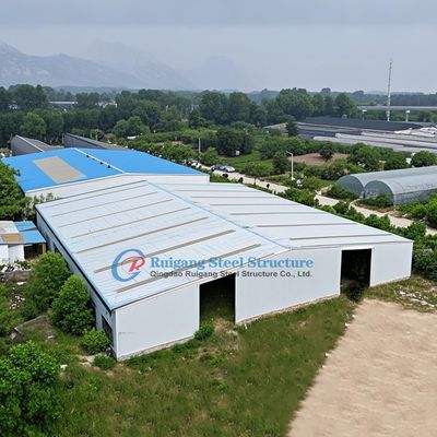 안전한 내구성이 강한 대형 강철 구조 창고, 첨단 화재 방지 및 내진 성능