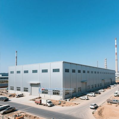 단열 패널 및 경량 강철을 갖춘 맞춤형 조립식 강철 구조 창고 건물