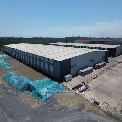 콘크리트 기초를 갖춘 맞춤형 강철 구조 창고