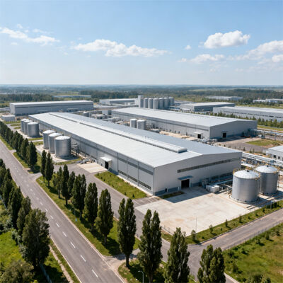 금속 강철 창고 건물 단일 경간 강철 구조 프레임